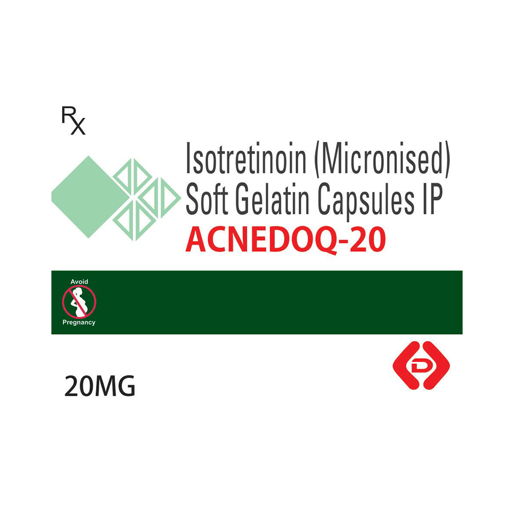 Acnedoq 20 Soft Gelatin Capsule - Image 1