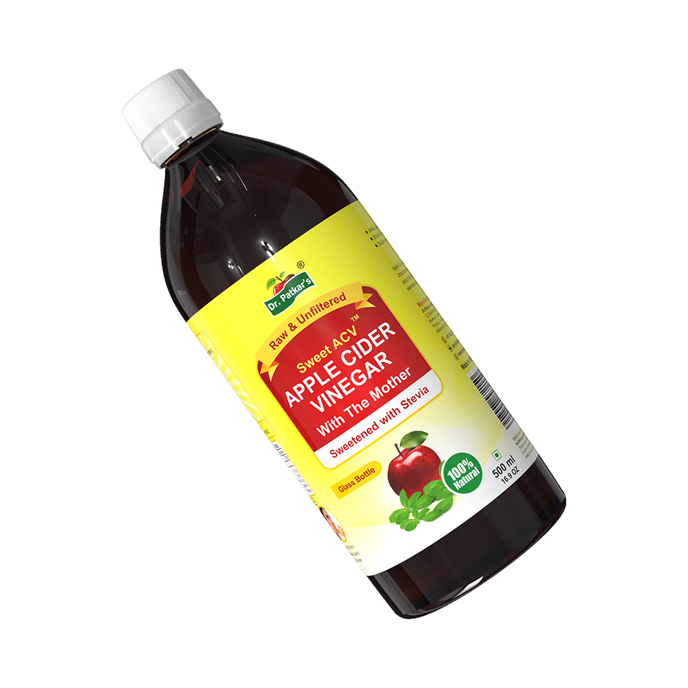 Dr. Patkar's Apple Cider Vinegar Stevia with the Mother (500ml Each) - Image 4