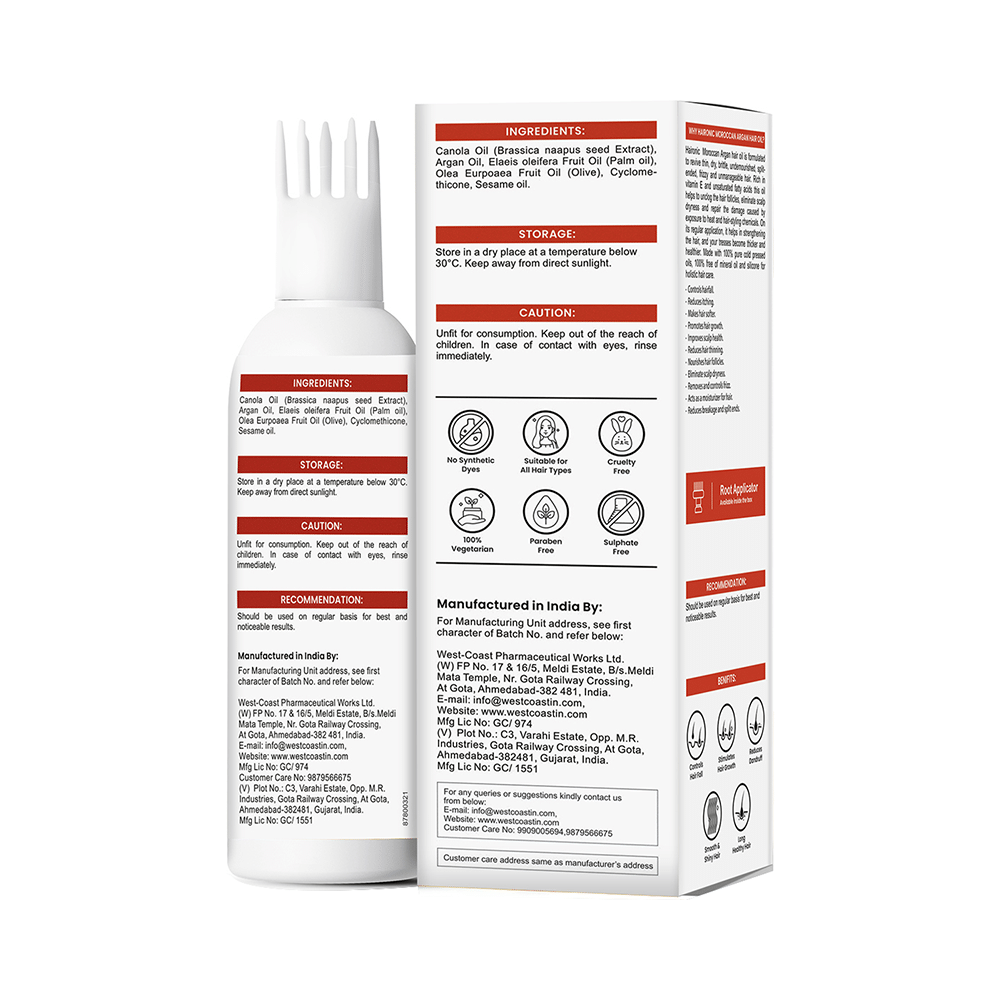 Haironic  Moroccan Argan Hair Oil - Image 2