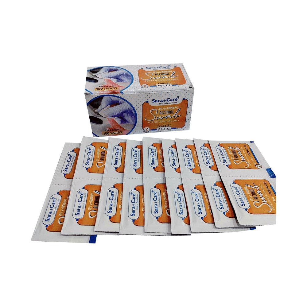 Sara+Care AS 101 Alcohol Swab - Image 3