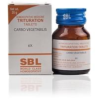 SBL Carbo Vegetabilis Trituration Tablet 6X - Image 1