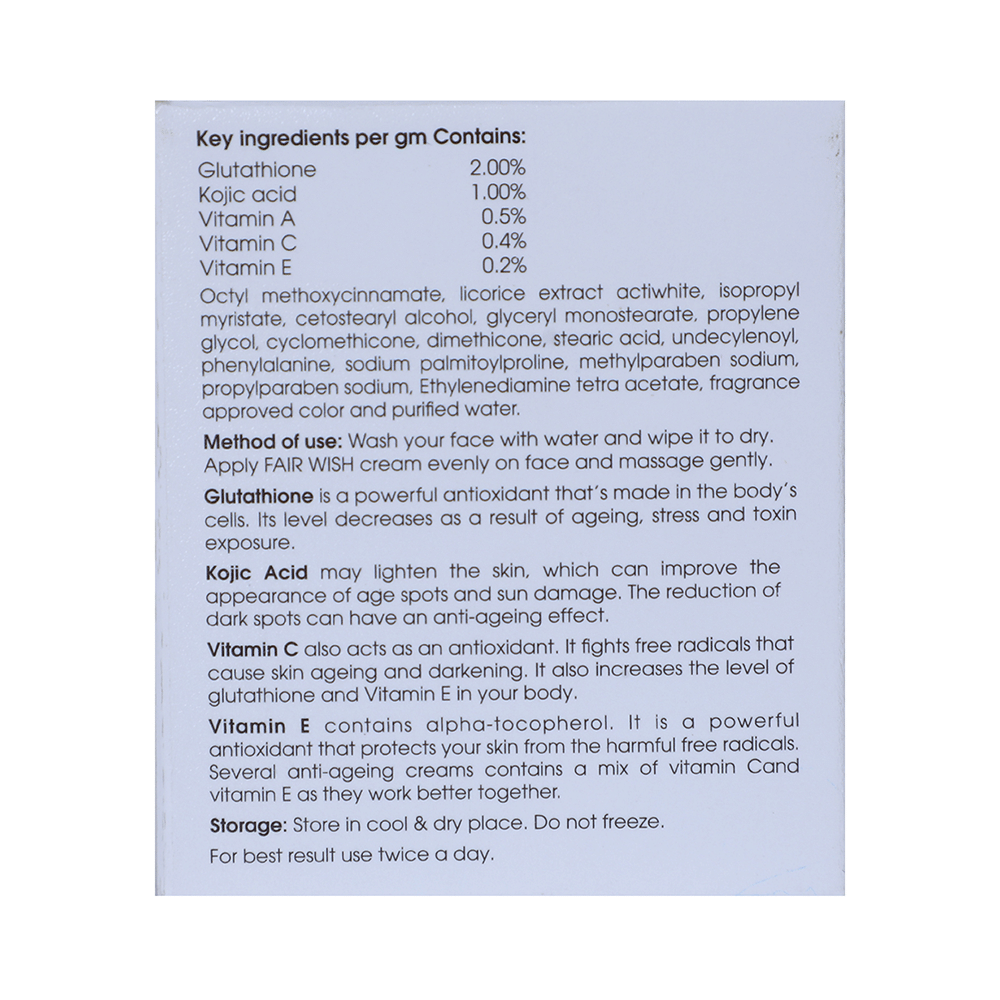 Fair Wish Cream Glutathione - Image 2