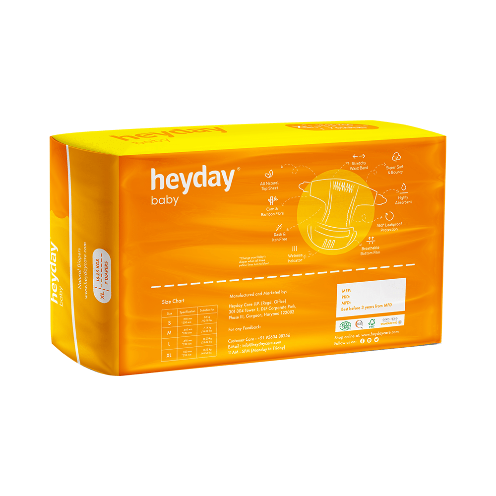 Heyday Natural Baby Diaper XL - Image 2