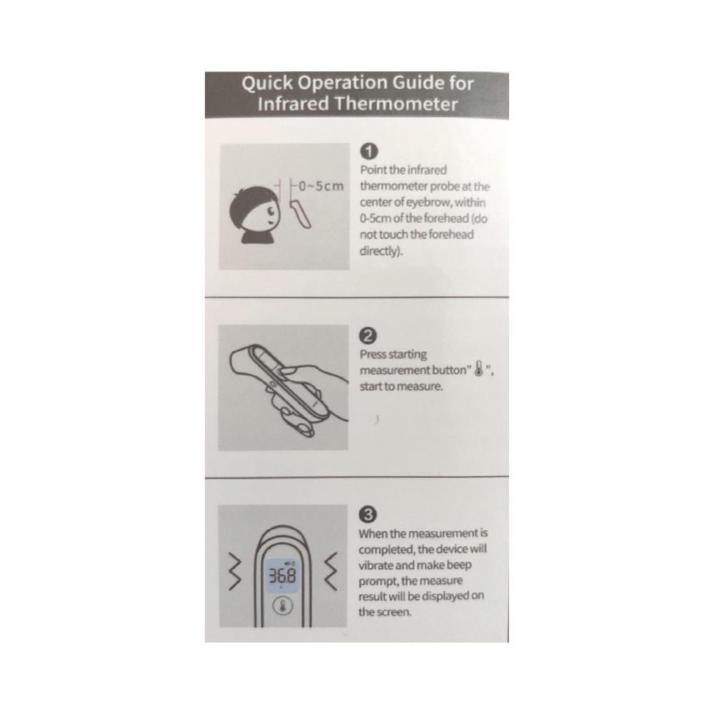 Yuwell YT1 Infra Red Thermometer - Image 3