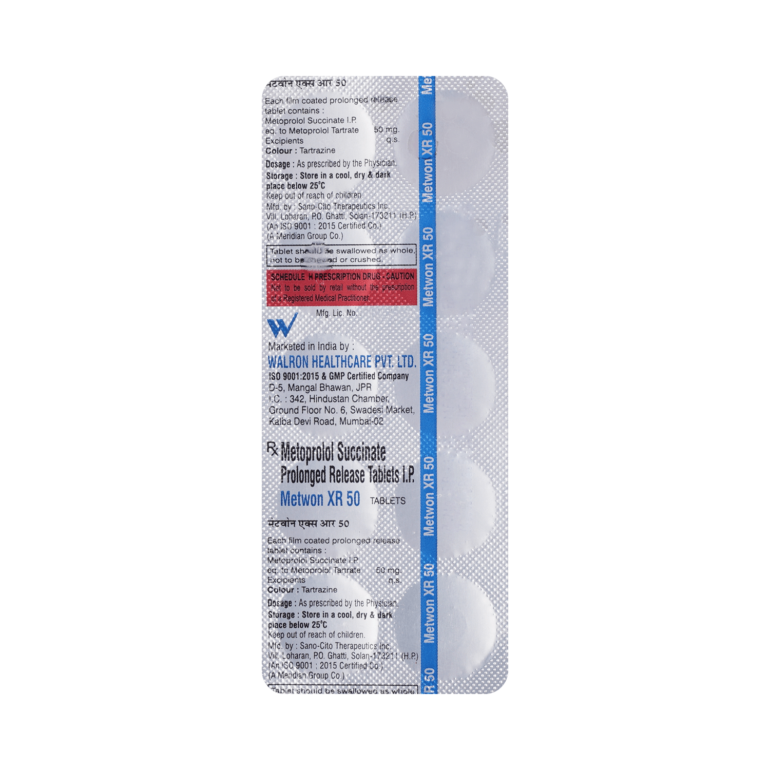 Metwon XR 50 Tablet - Image 6