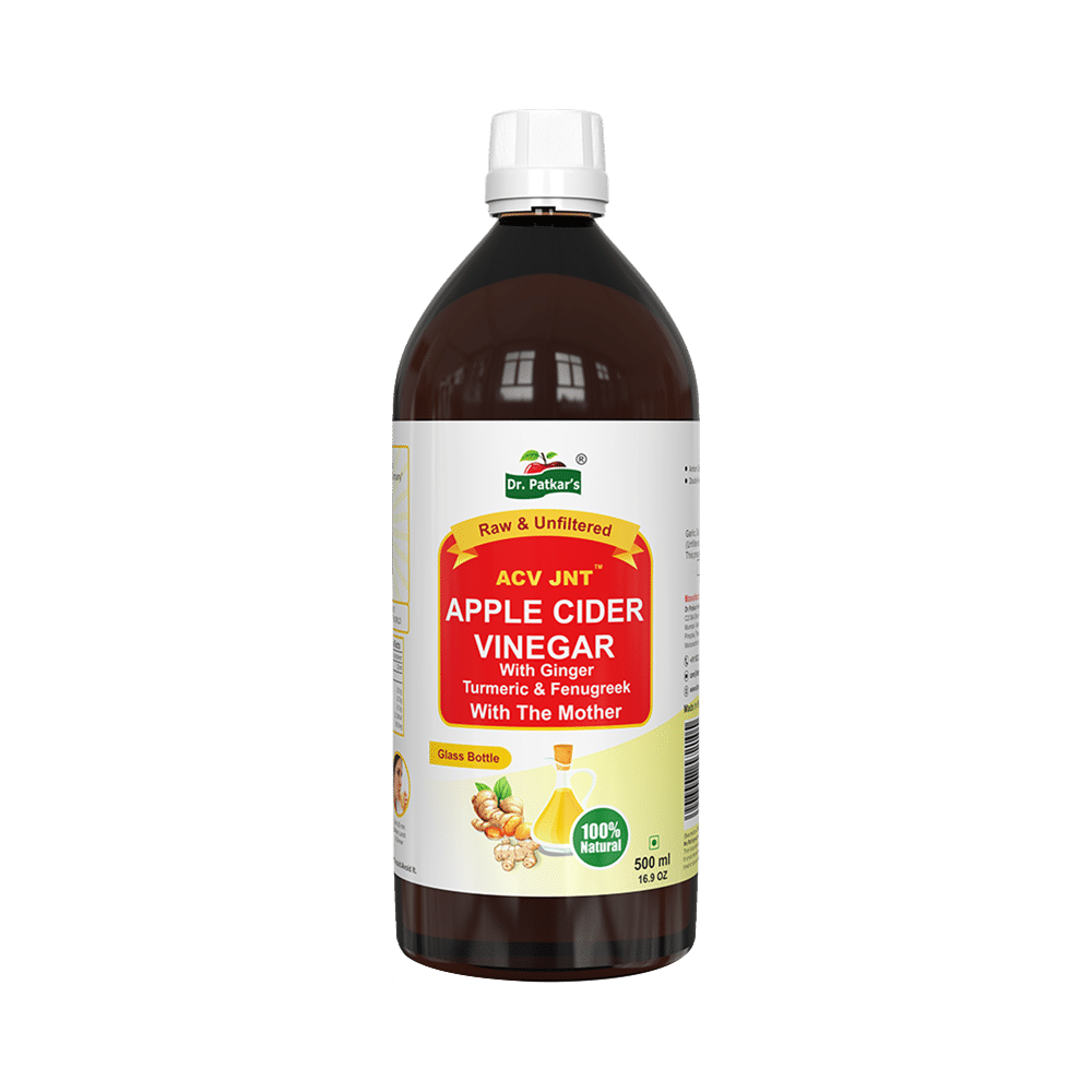 Dr. Patkar's Apple Cider Vinegar Ginger, Turmeric & Fenugreek with the Mother