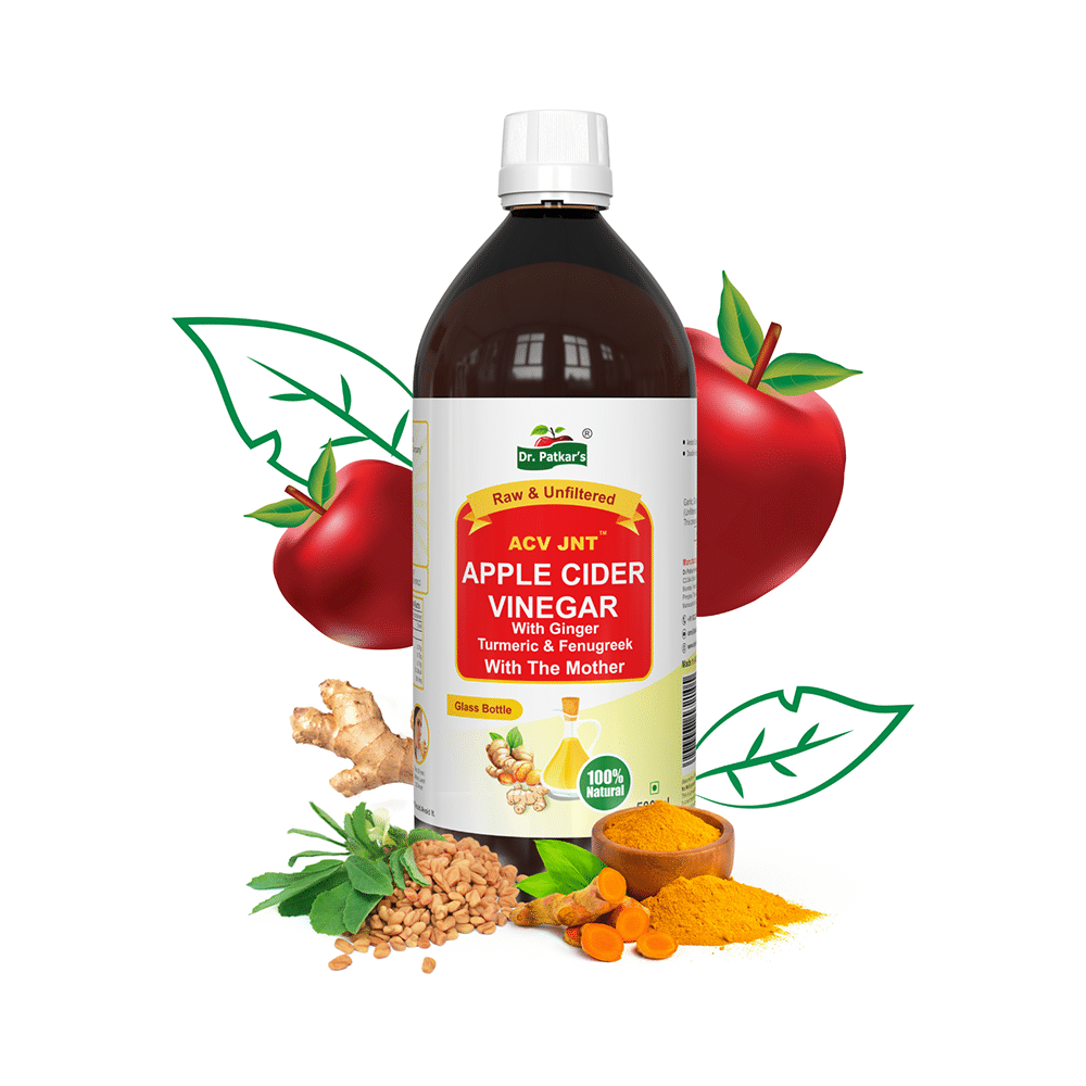 Dr. Patkar's Apple Cider Vinegar Ginger, Turmeric & Fenugreek with the Mother - Image 3