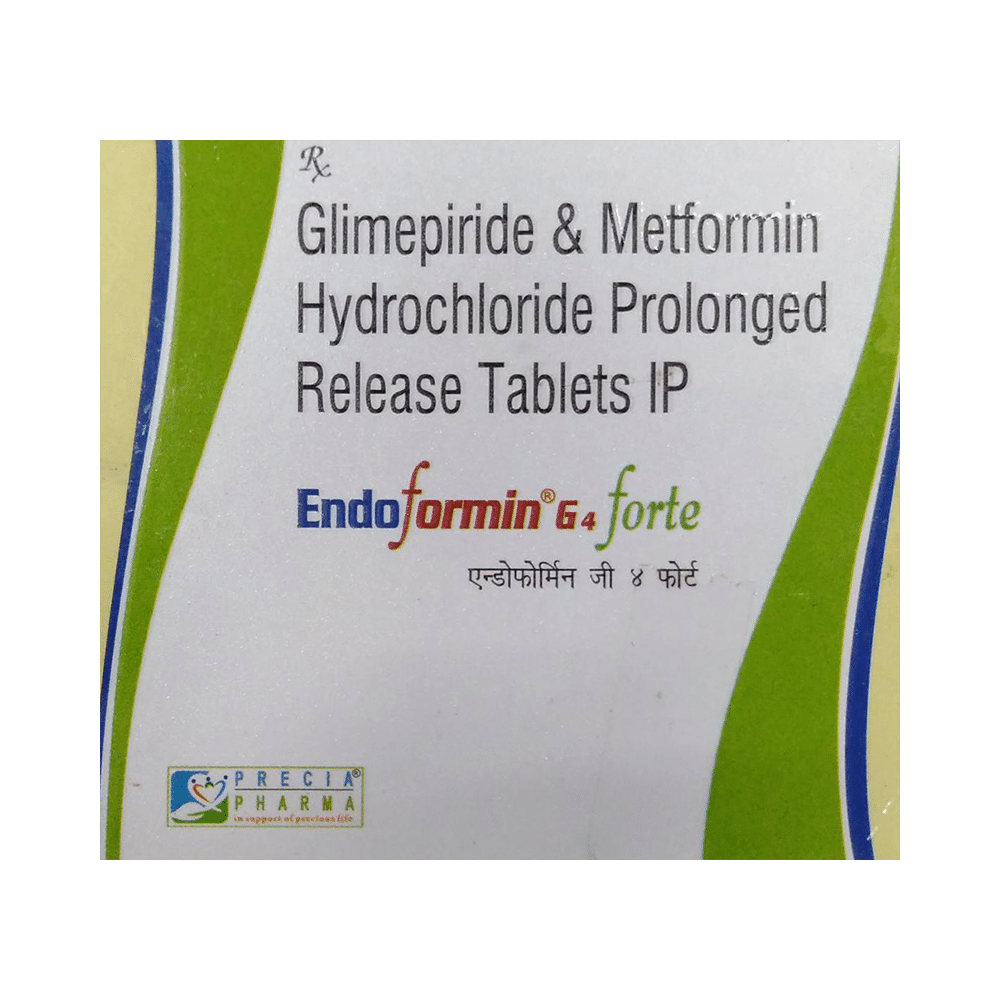 Endoformin G Forte 4mg/1000mg Tablet PR