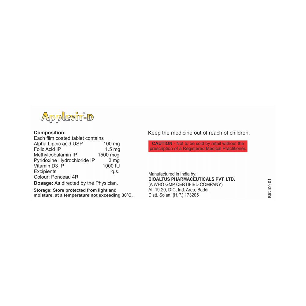 Applevit D Tablet - Image 2
