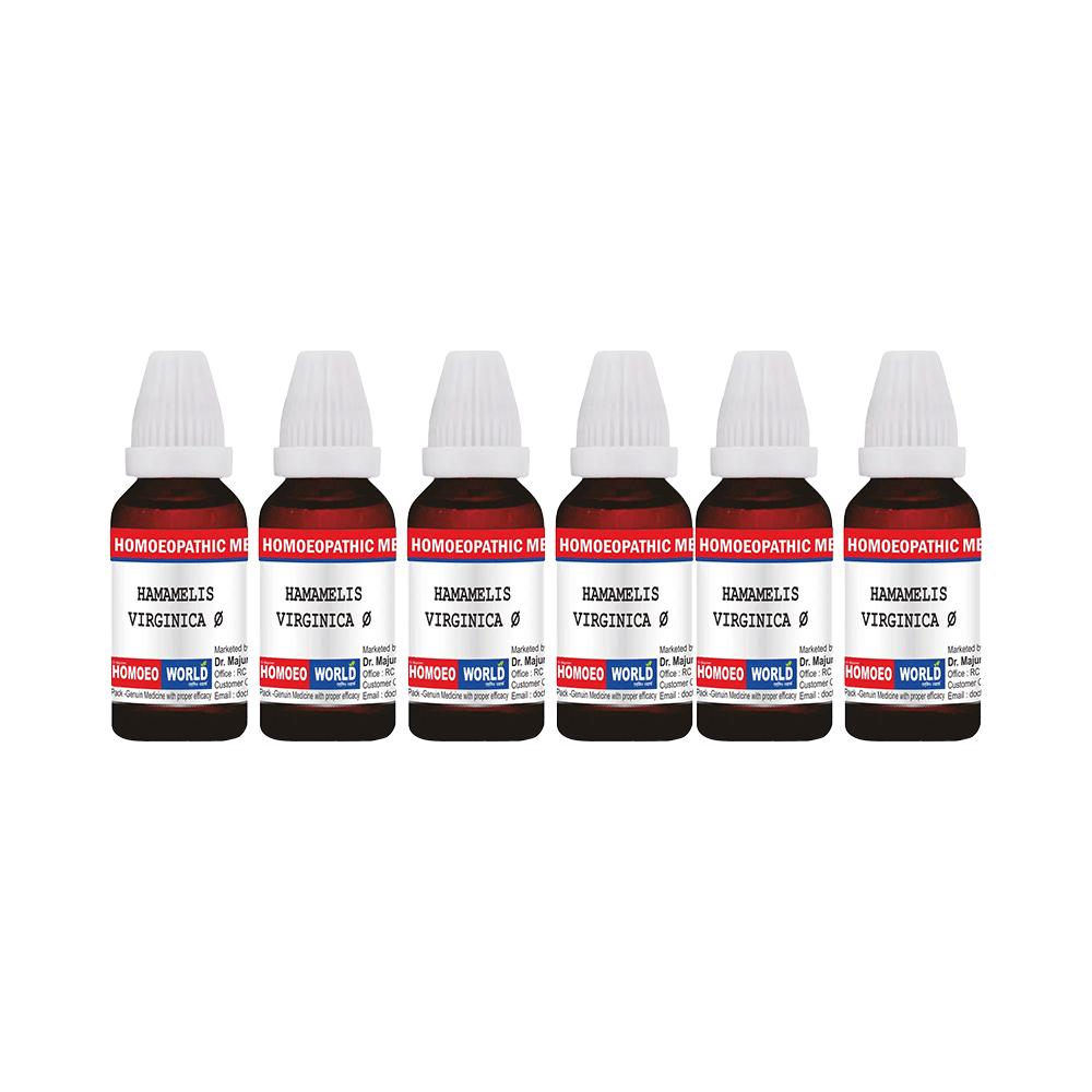 Dr. Majumder Homeo World Hamamelis Virginica Mother Tincture (30ml Each) Q - Image 1