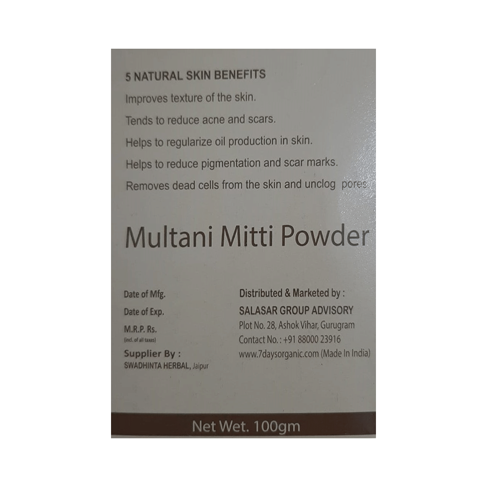 7Days Multani Mitti Powder - Image 2