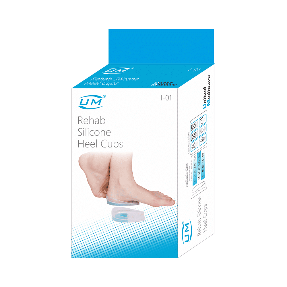 United Medicare Rehab Silicone Heel Cups Medium
