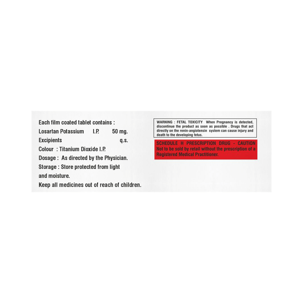 Losarix 50mg Tablet - Image 2