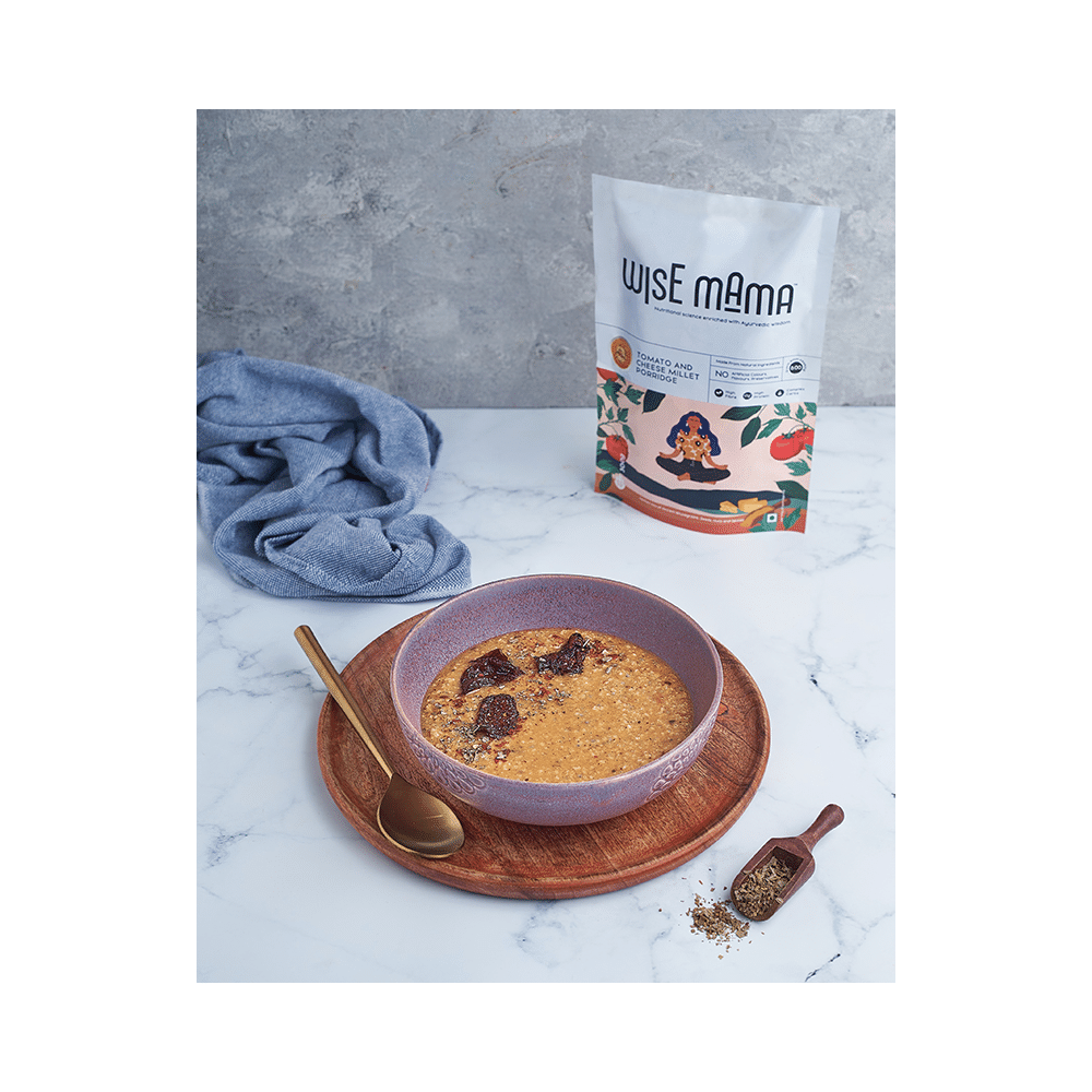 Wise Mama Tomato and Cheese Millet Porridge - Image 3