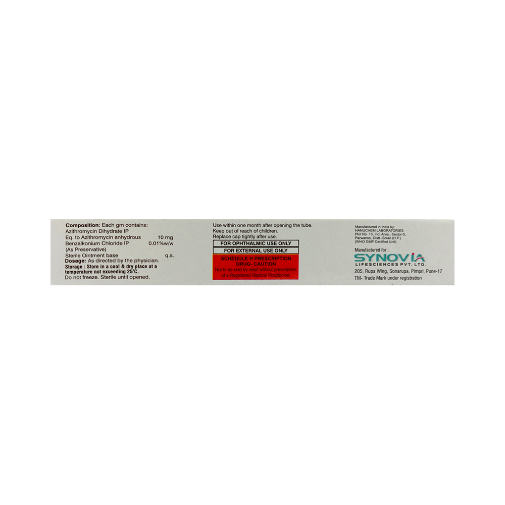 Azisite 1% Eye Ointment - Image 3