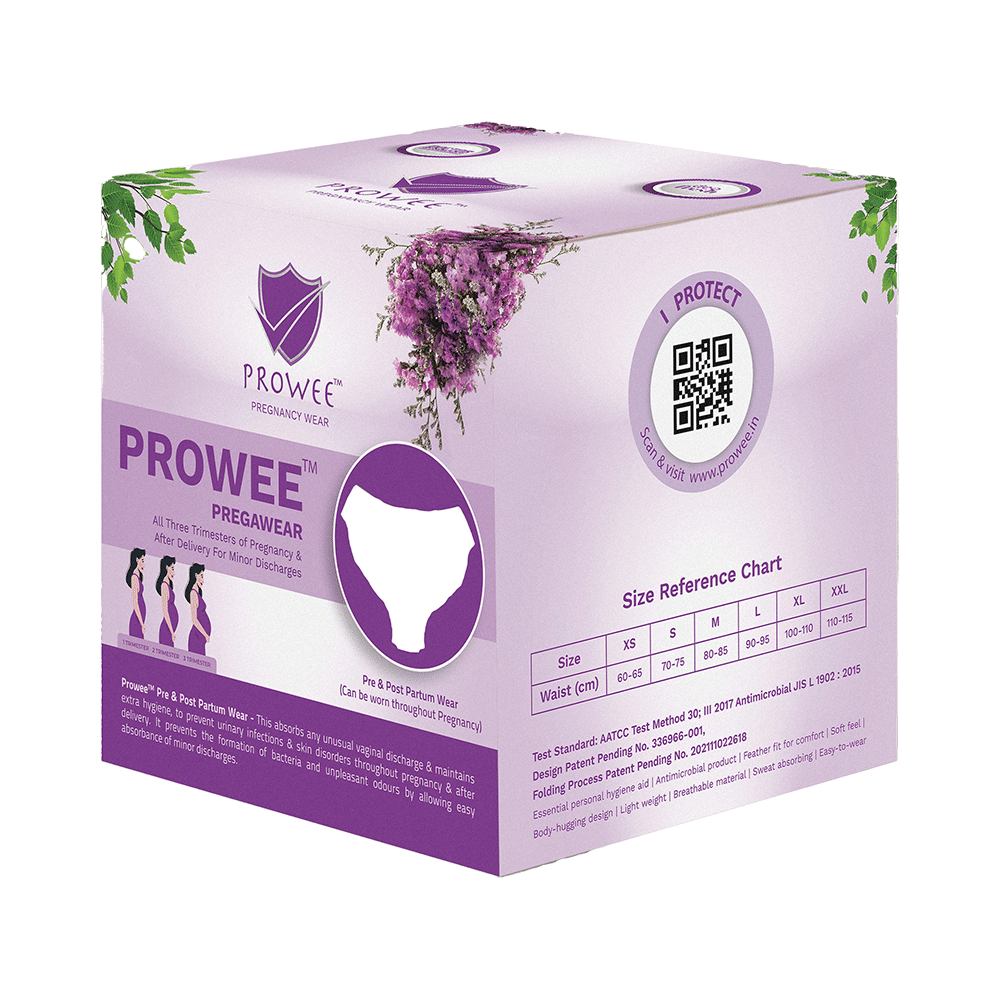 Prowee Pregawear All Three Trimesters of Pregnancy and After Delivery for Minor Discharges Pregnancy Wear XXL