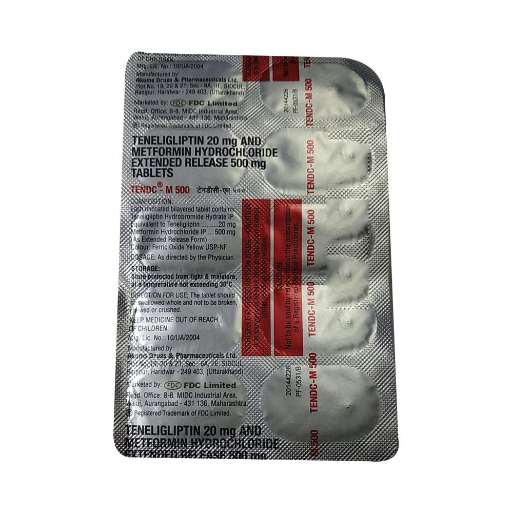 Tendc-M 500 Tablet ER