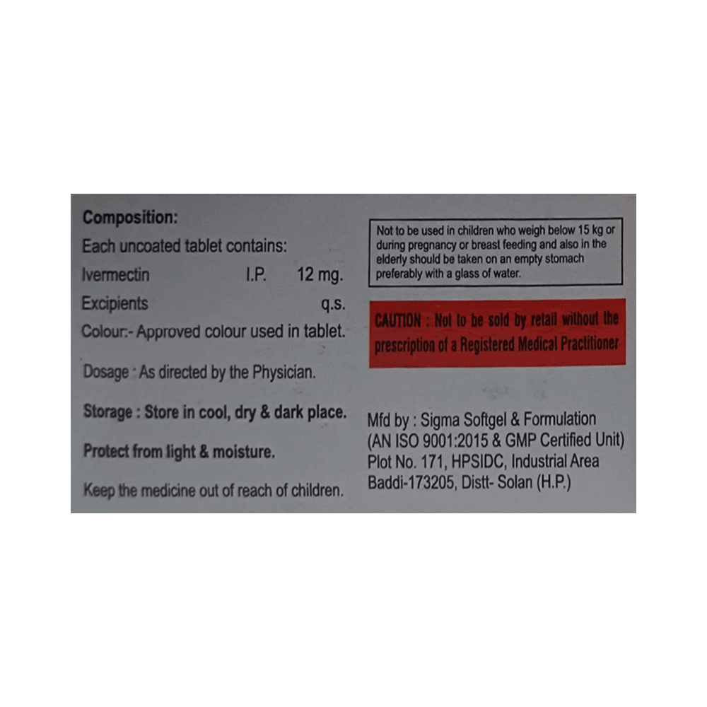 Injayctin 12 Tablet - Image 2