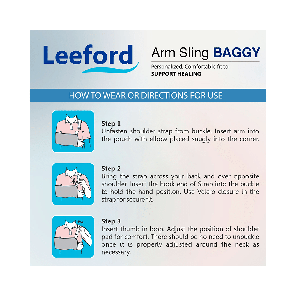 Leeford Arm Sling Baggy Large - Image 5