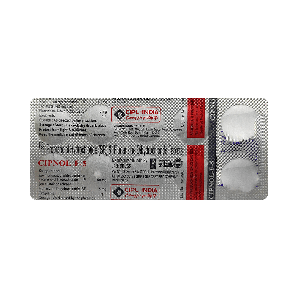 Cipnol-F 5 Tablet SR - Image 2