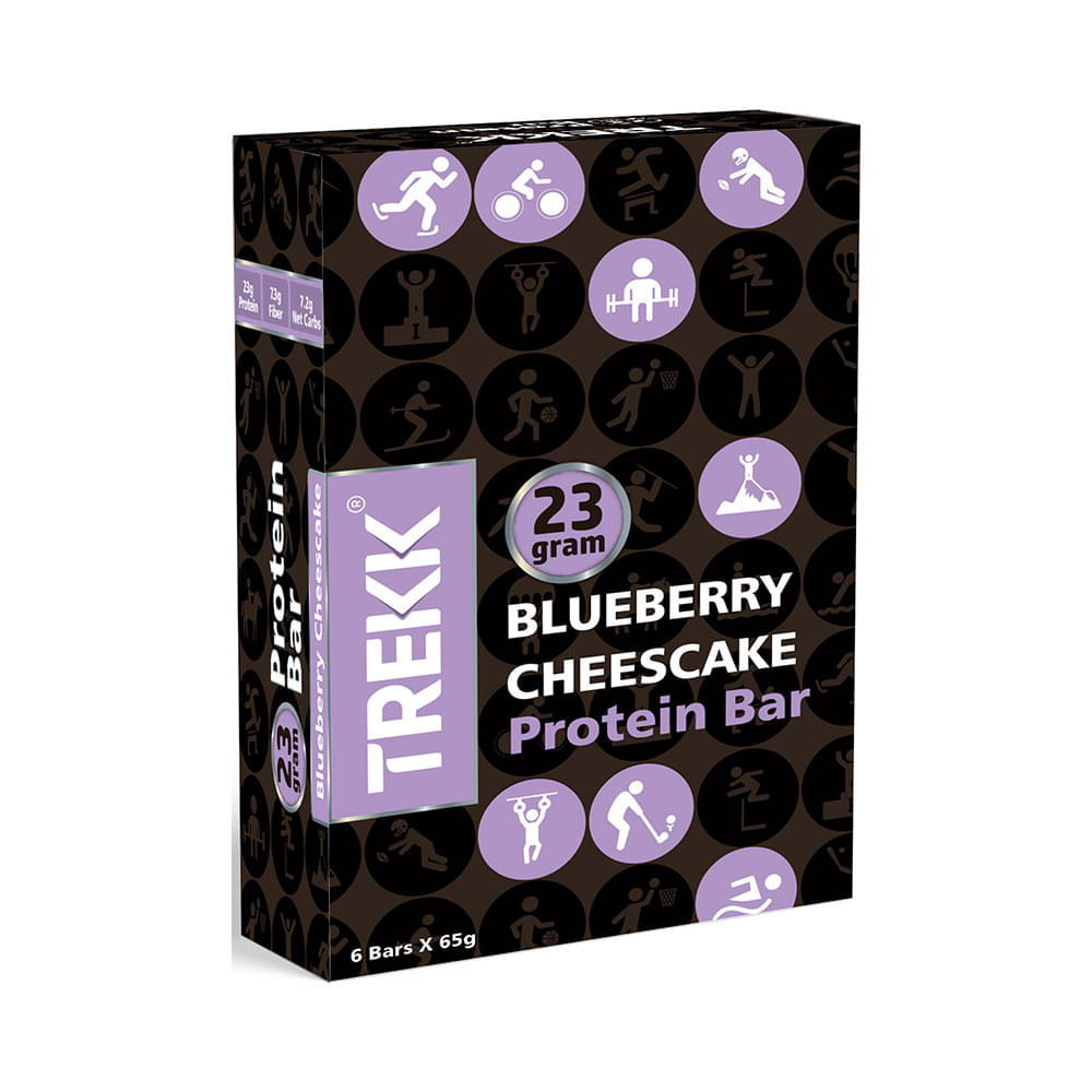 Trekk Protein Bar (65gm Each) Blueberry Cheesecake