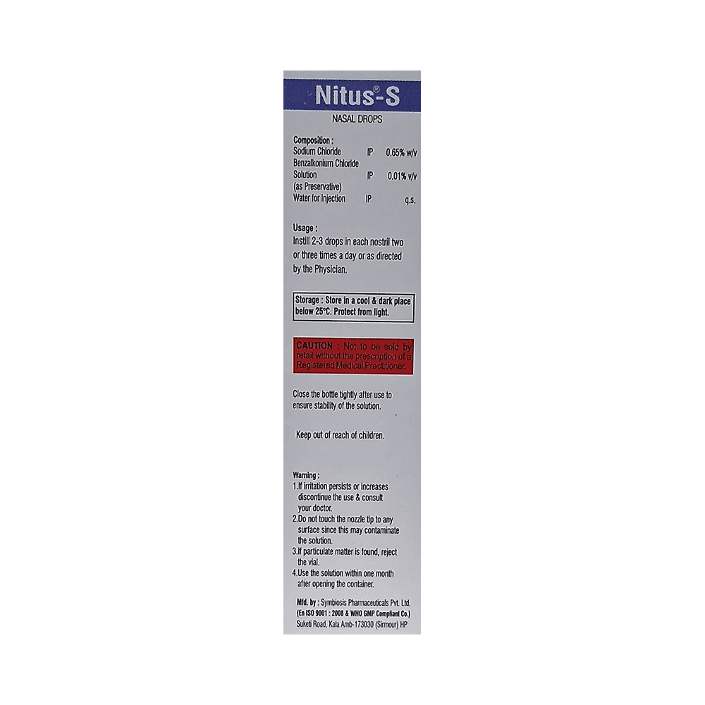 Nitus-S Nasal Drops - Image 2