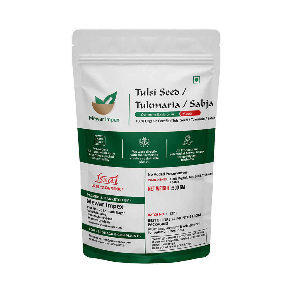 Mewar Impex Tulsi Seed / Tukmaria / Sabja Seed - Image 2