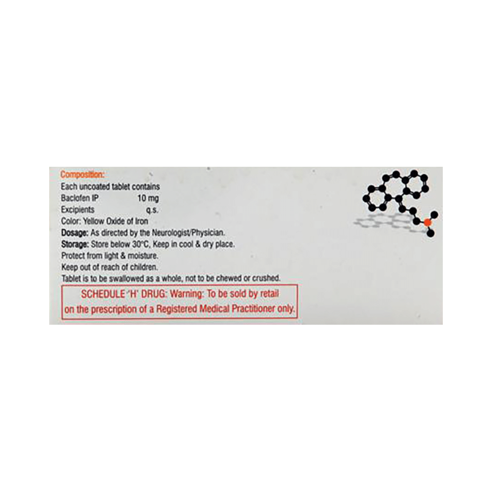 Bacloren 10mg Tablet - Image 2