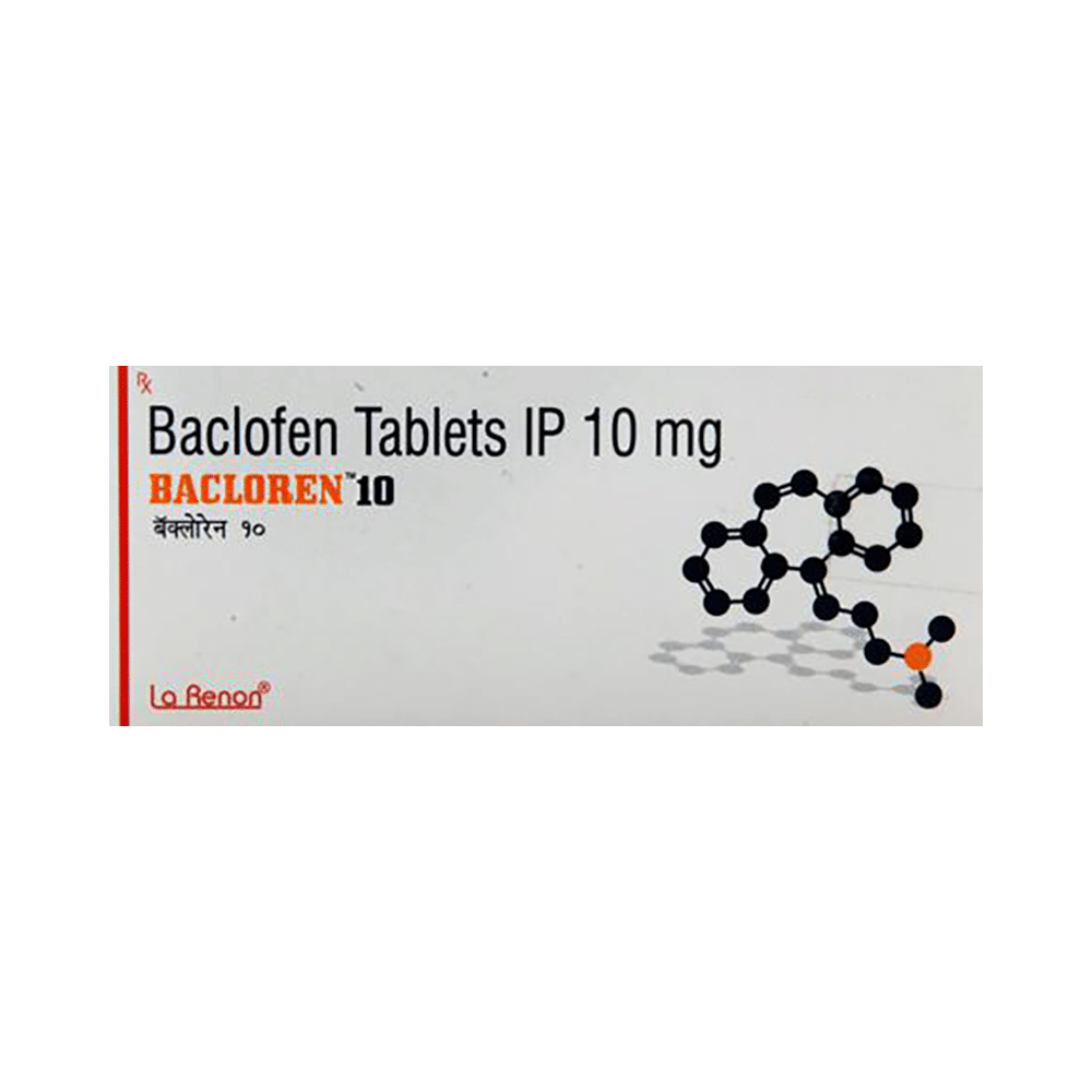 Bacloren 10mg Tablet - Image 1