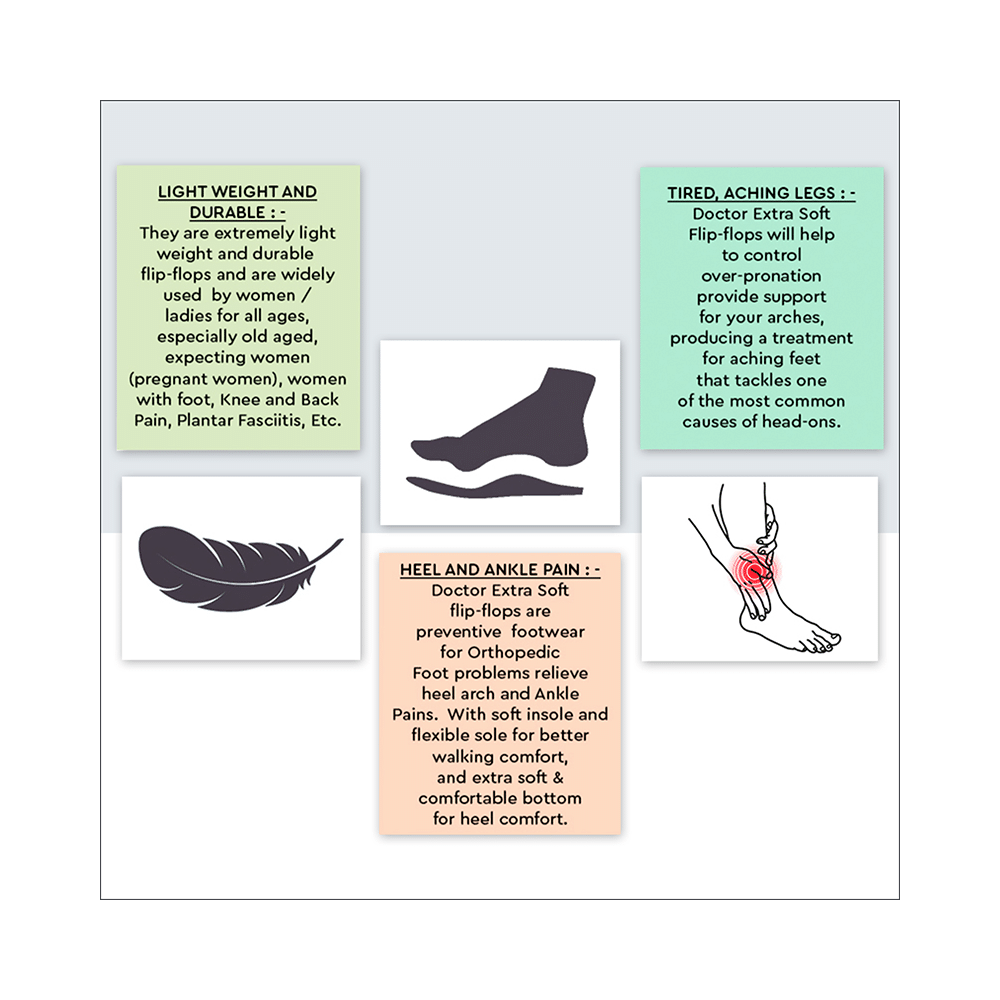 Doctor Extra Soft D 16 Orthopaedic and Diabetic Feel Good Super Comfort Slippers for Women Purple 3 - Image 7