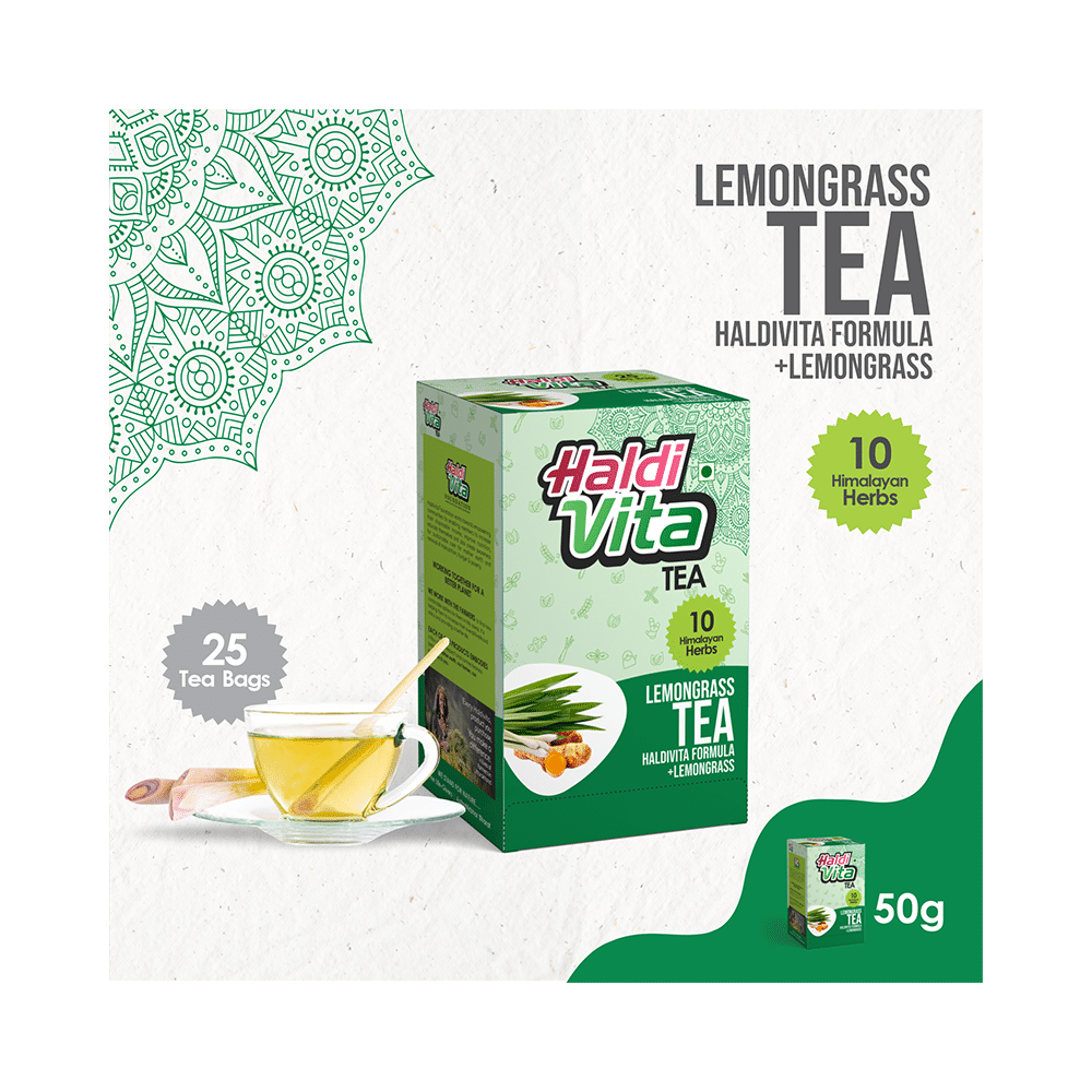 Haldivita Lemongrass Tea (25 Bags Each) - Image 2
