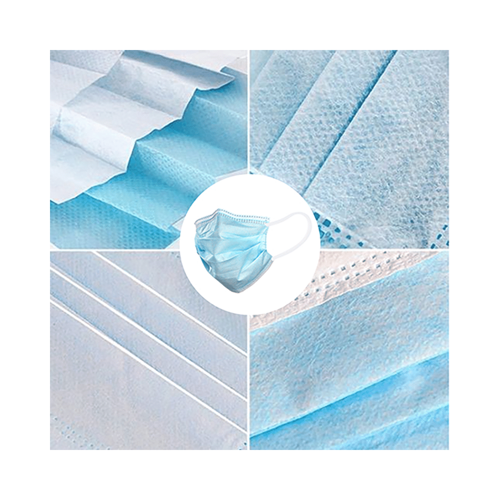 Papa Protect Disposable Surgical Face Mask (5 Each) Medical Blue - Image 6