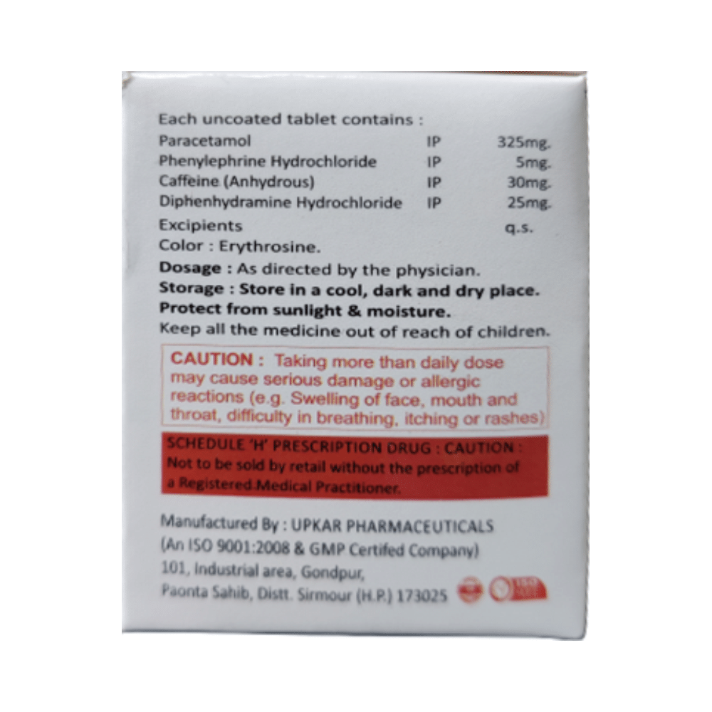 Sarocold Tablet - Image 2