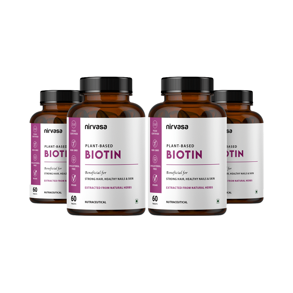 Nirvasa Plant-Based Biotin Tablet (60 Each) - Image 1