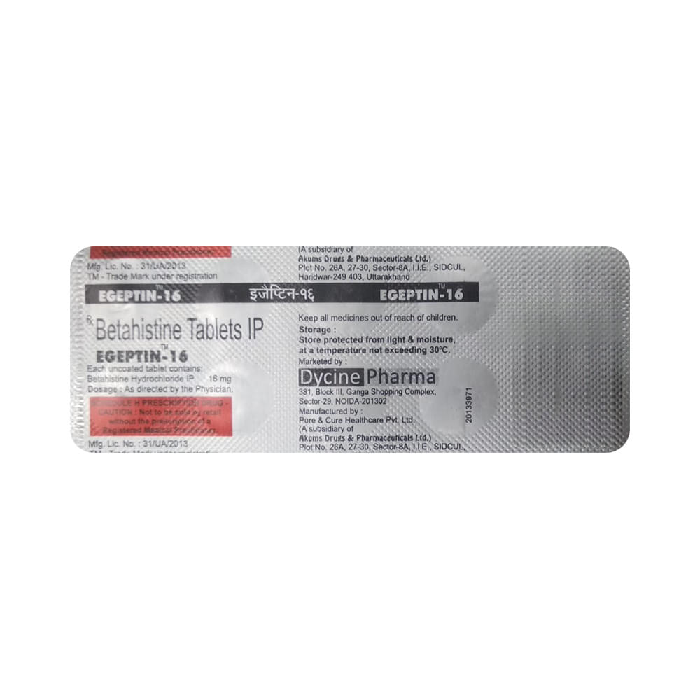 Egeptin 16mg Tablet