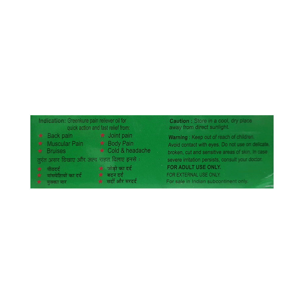 Greenkure Pain Relief Oil (50 ml Each) - Image 2