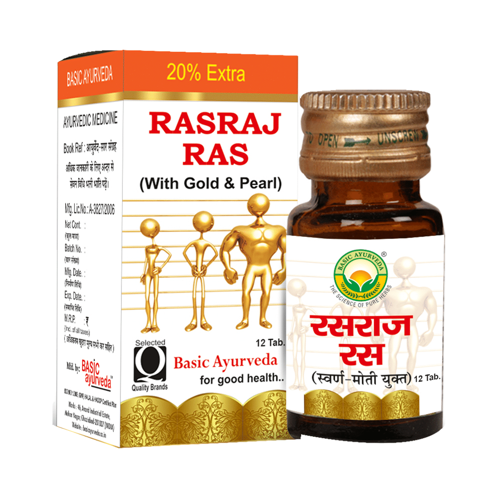 Basic Ayurveda Rasraj Ras with Gold & Pearl - Image 5