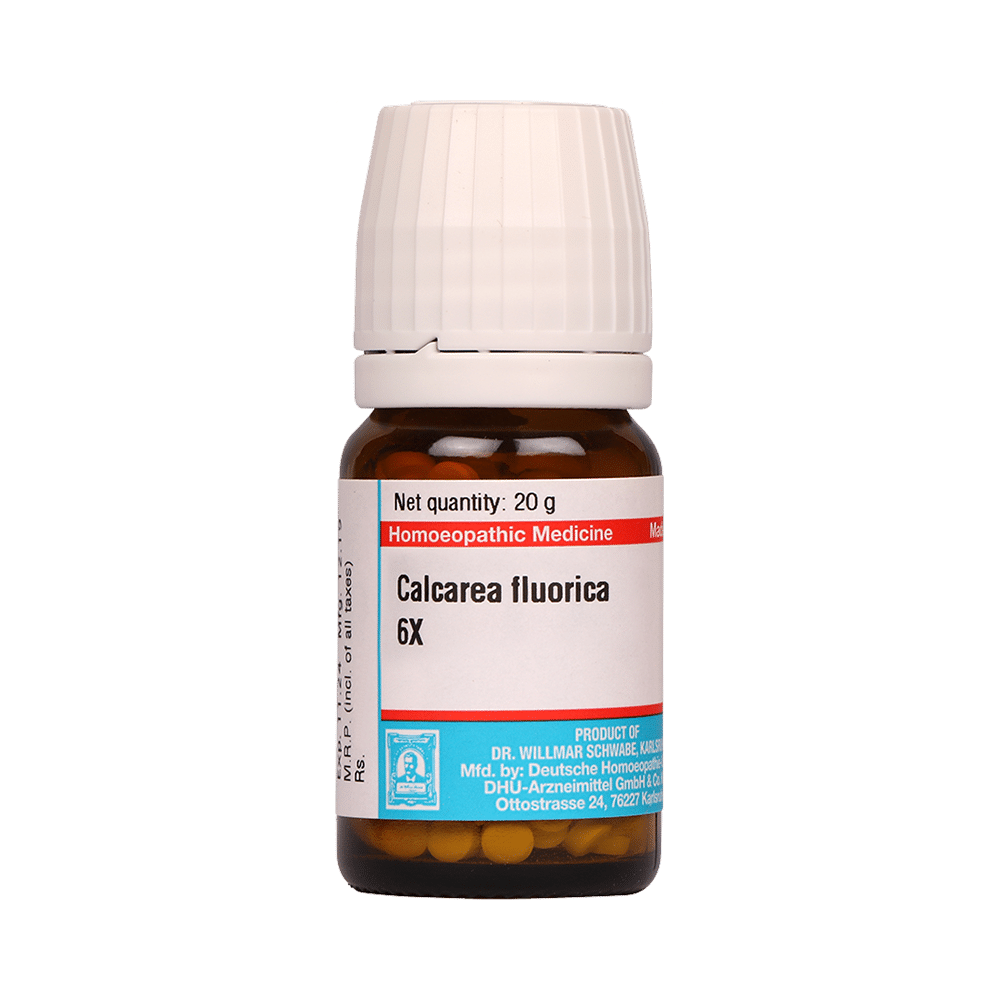 Dr Willmar Schwabe Germany Calcarea Fluorica Biochemic Tablet 6X