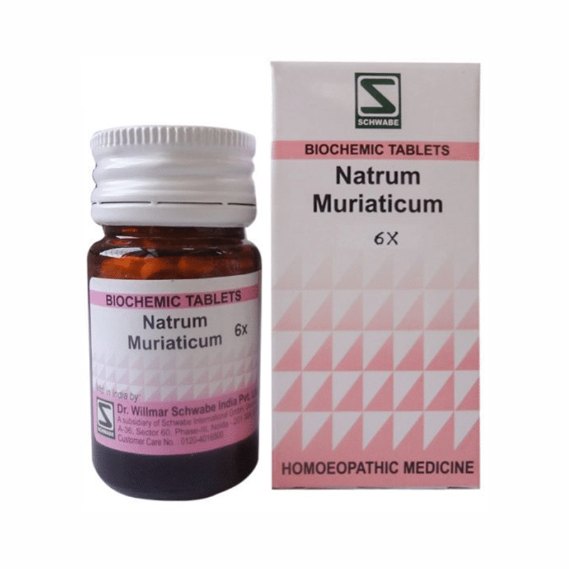 Dr Willmar Schwabe India Natrum Muriaticum Biochemic Tablet 6X - Image 1