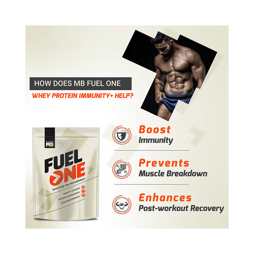 MuscleBlaze Fuel One | With Whey Protein, 5.29 BCAA, 4.2g Glutamic Acid | Powder For Performance | Flavour Unflavoured - Image 5