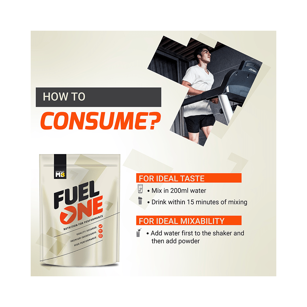MuscleBlaze Fuel One | With Whey Protein, 5.29 BCAA, 4.2g Glutamic Acid | Powder For Performance | Flavour Unflavoured - Image 6