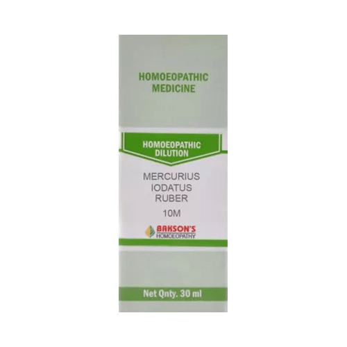 Bakson's Homeopathy Mercurius Iodatus Ruber Dilution 10M - Image 1