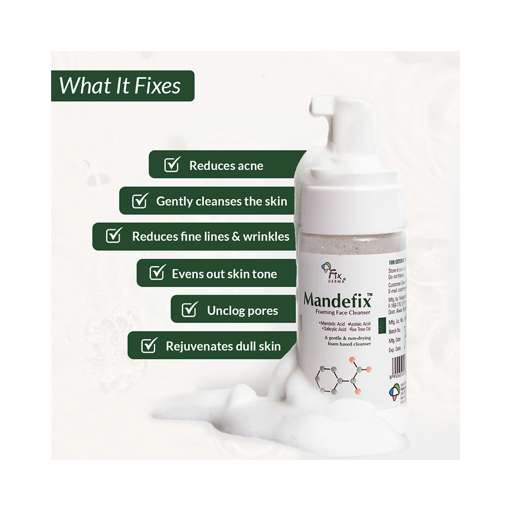 Fixderma Mandefix Foaming Face Cleanser - Image 3