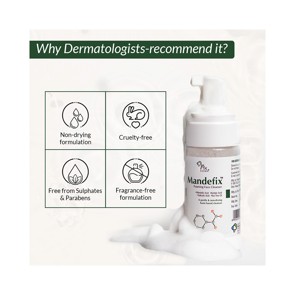 Fixderma Mandefix Foaming Face Cleanser - Image 7