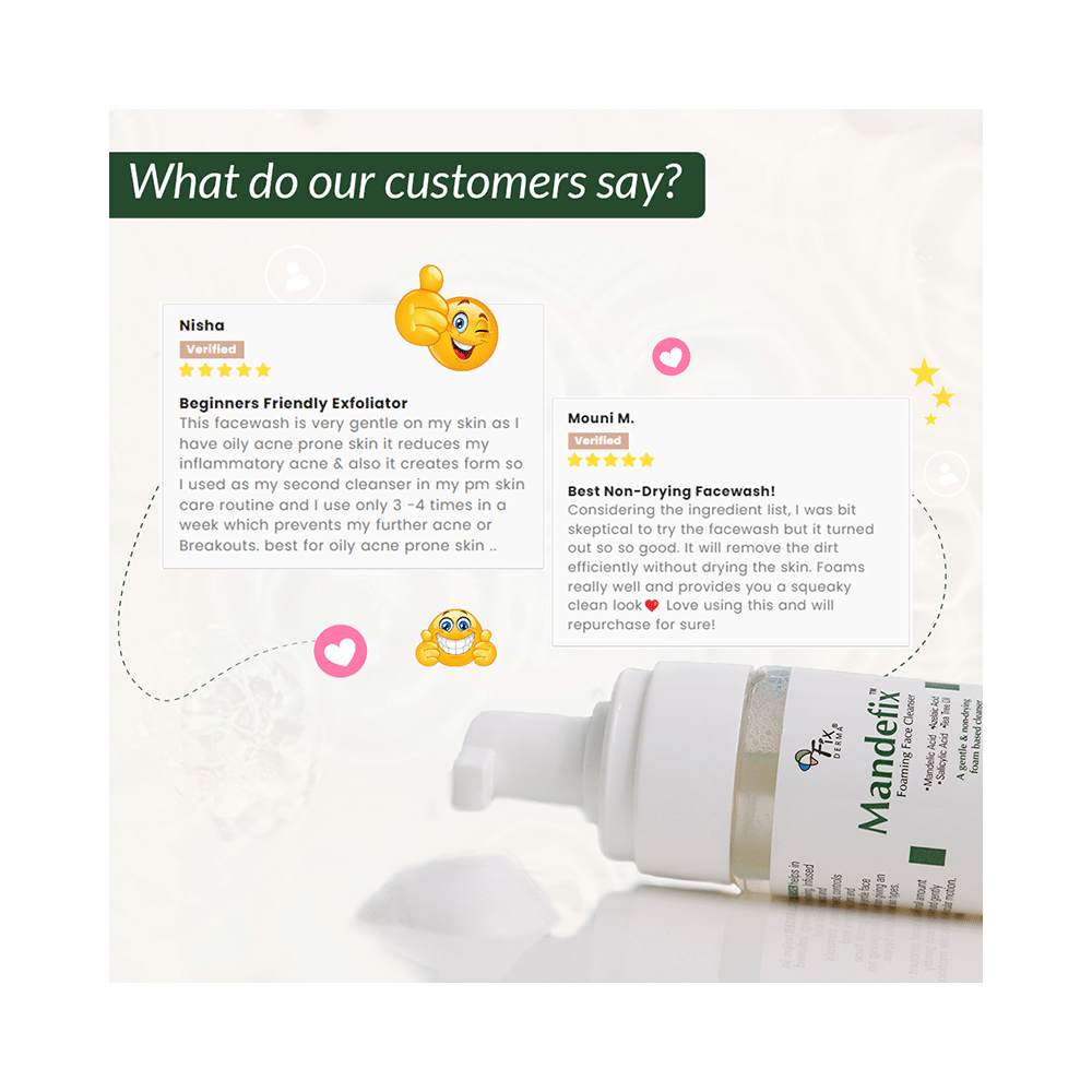 Fixderma Mandefix Foaming Face Cleanser - Image 6