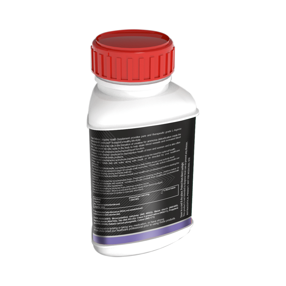 Vogue Wellness L-Arginine Tablet (120 Each) - Image 2