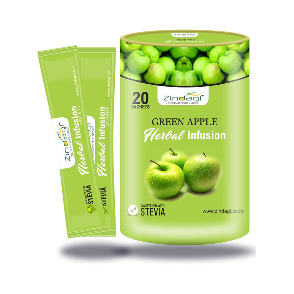 Zindagi Green Apple Herbal Infusion - Image 1