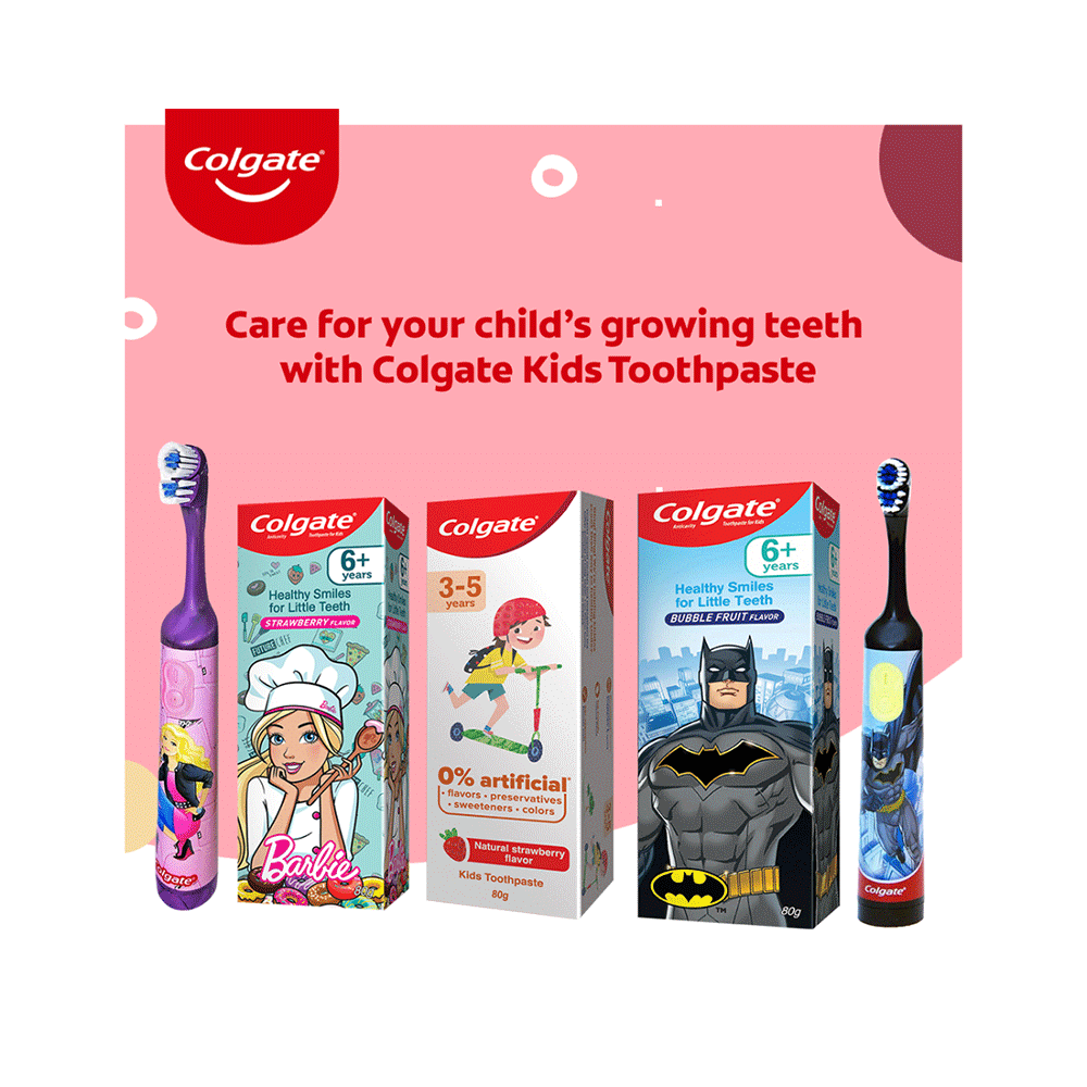 Colgate Anticavity Barbie Toothpaste for Kids | Flavour Strawberry - Image 7