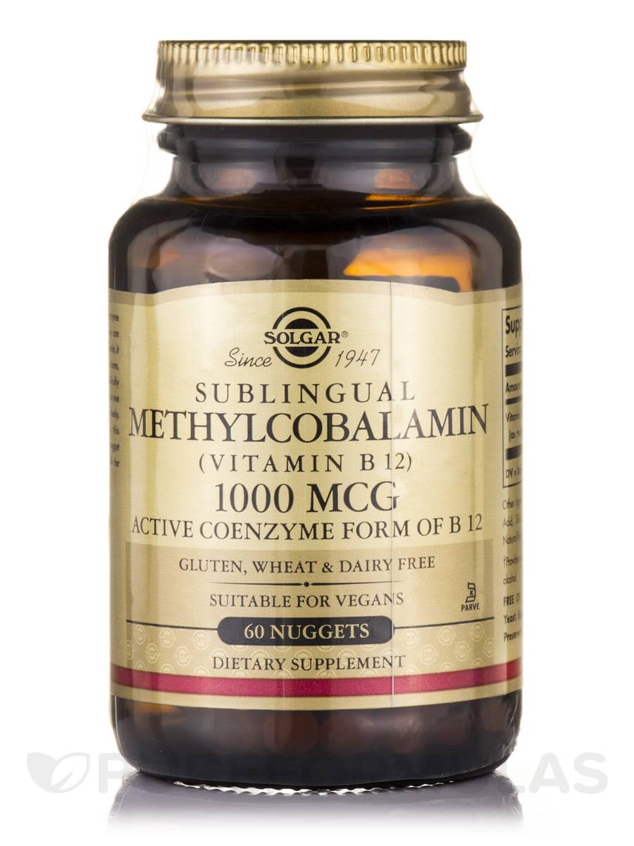 Solgar Methylcobalamin 1000mcg Nuggets - Image 1