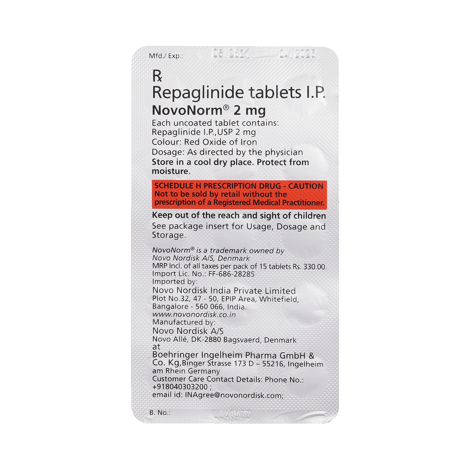 Novonorm 2mg Tablet - Image 5